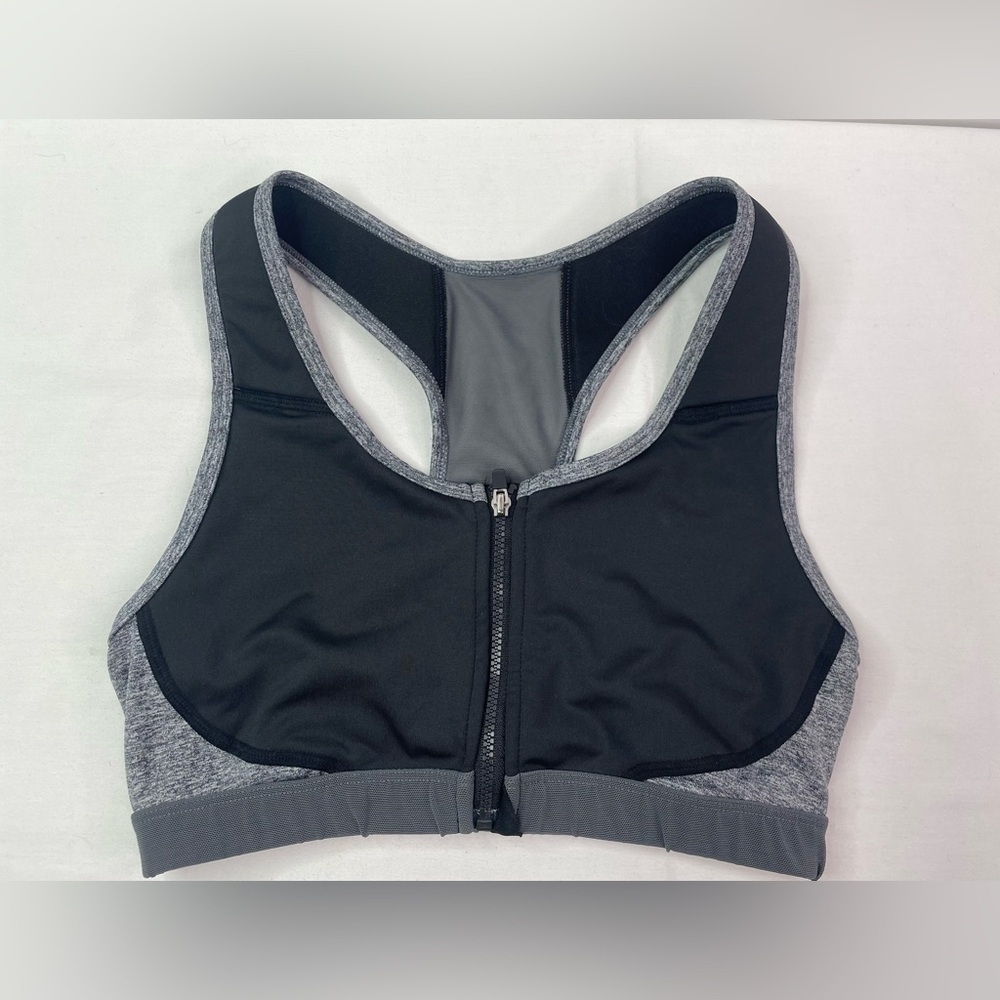 BCG Hi Support Sports Bra Zip Front Size Small